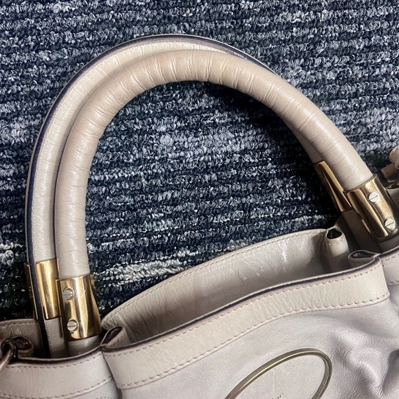 Chloe Victoria Gray Leather 2ways Handbag - Picture 4 of 15